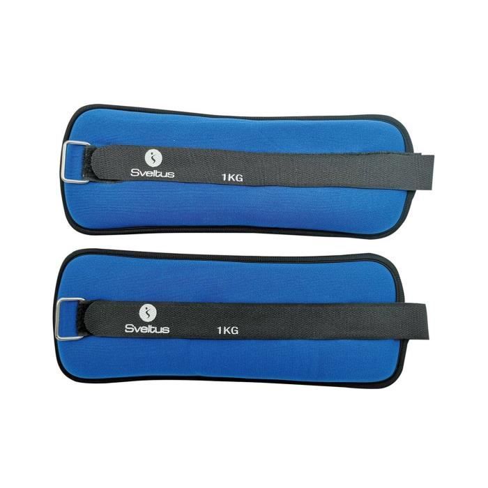 SVELTUS - Bandes Lestées Néoprène 1 kg(la paire)