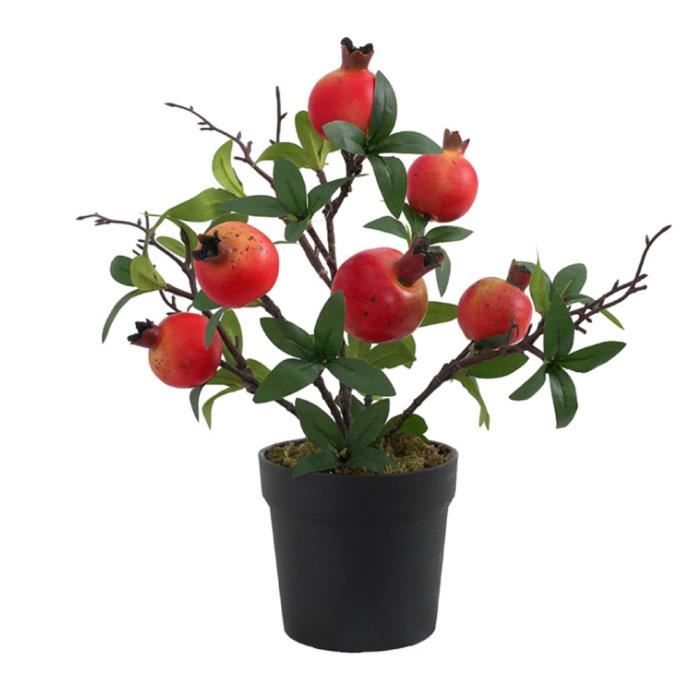 Imitation Plantes artificielles Flowerpot grenade Bonsai Mini plastique artificielle plante verte Taille S