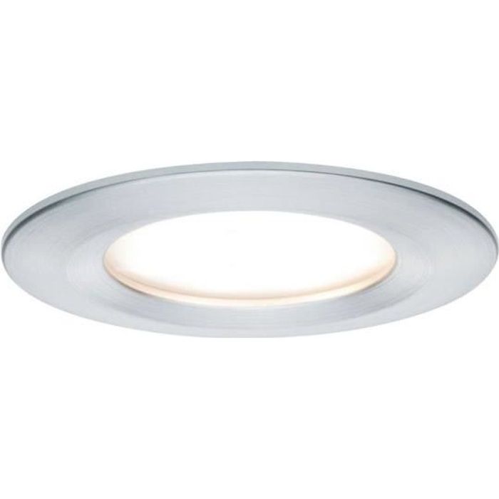 Spot encastrable pour salle de bains Paulmann Nova 93461 LED (RVB) LED 6.5 W IP44 aluminium