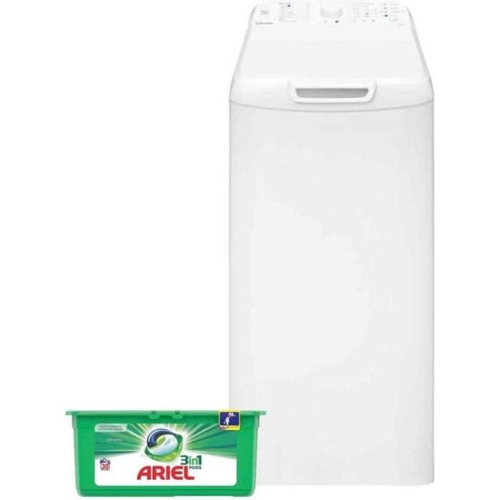 VEDETTE Lave-linge Top 6.5kg 1200trs/min Programme Express Machine à laver 60 Blanc