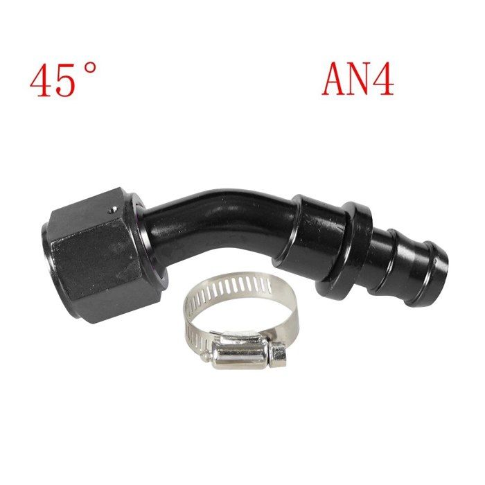 Kit Tuyau D'huile Turbo T3/T4 AN4 24 Pouces - Universel, Aluminium