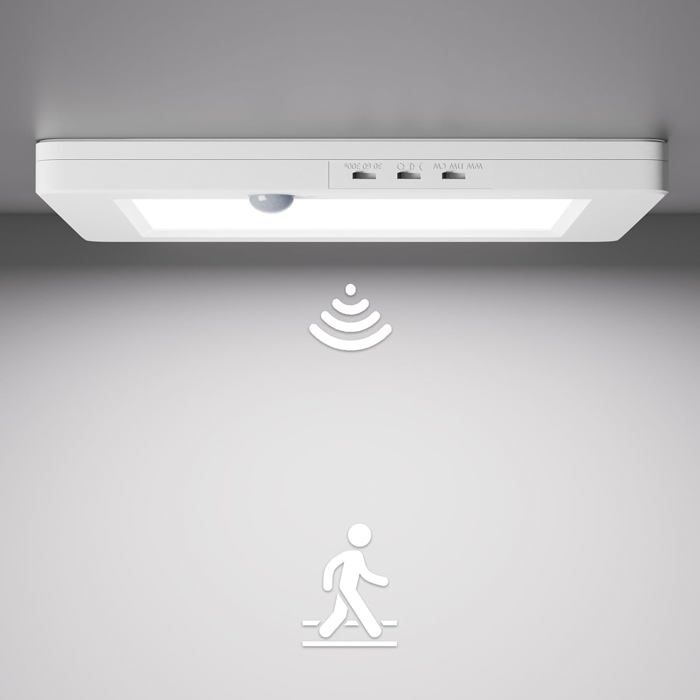 Lampe Led À Piles Avec Détecteur De Mouvement, Blanc Neutre