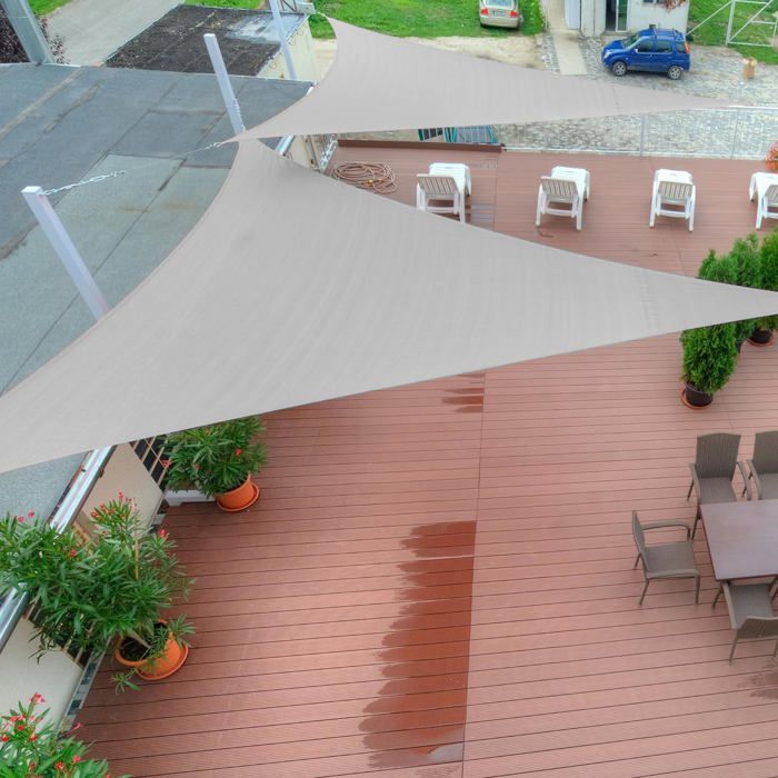 Voiles D'Ombrage Pour Patio 140X280Cm Terrasse Balcon Clôture Porche Balcon Protection Visuelle