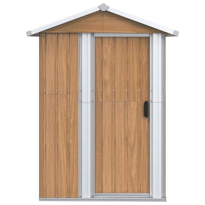 Meilleures Armoire de jardin/ Abri de jardin Marron 126x975x177 cm - Acier galvanisé - HZ730231