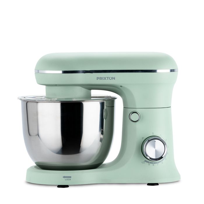 PRIXTON Robot p&acirc;tissier kr250 - multifonctions - 5 litres - 1500w - 10 vitesses - 3 accessoires - matte mint 