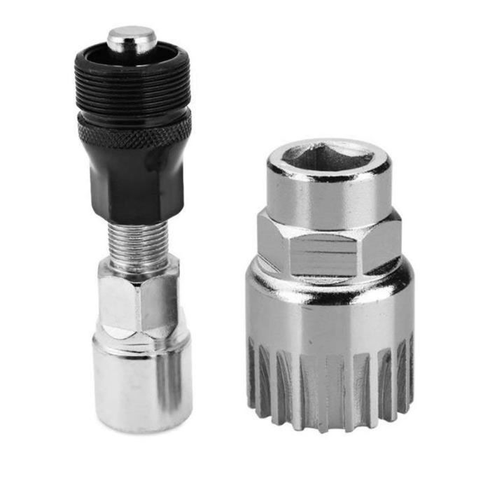 LIUX Outillage Vélo - Outil De Démontage De Manivelle De Pédalier En Acier Au Carbone Kit De