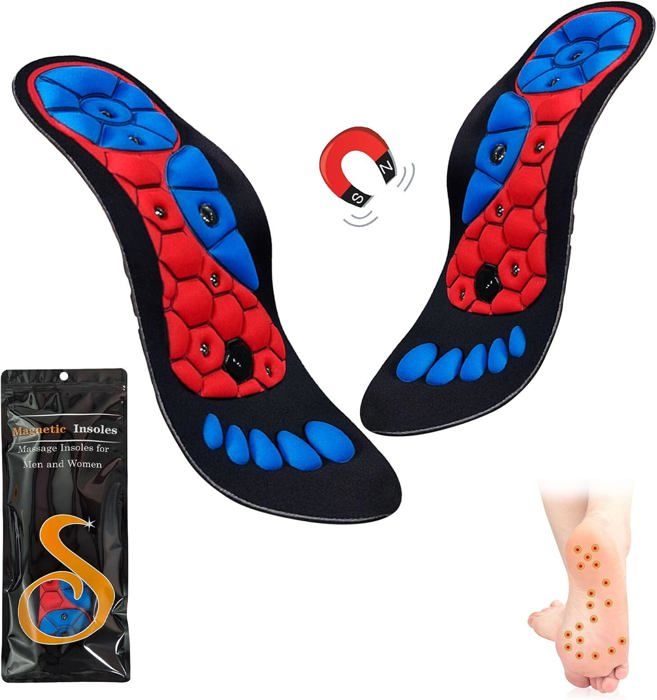 Semelles Magnétiques De Massage, Soulage La Fatigue, Semelle