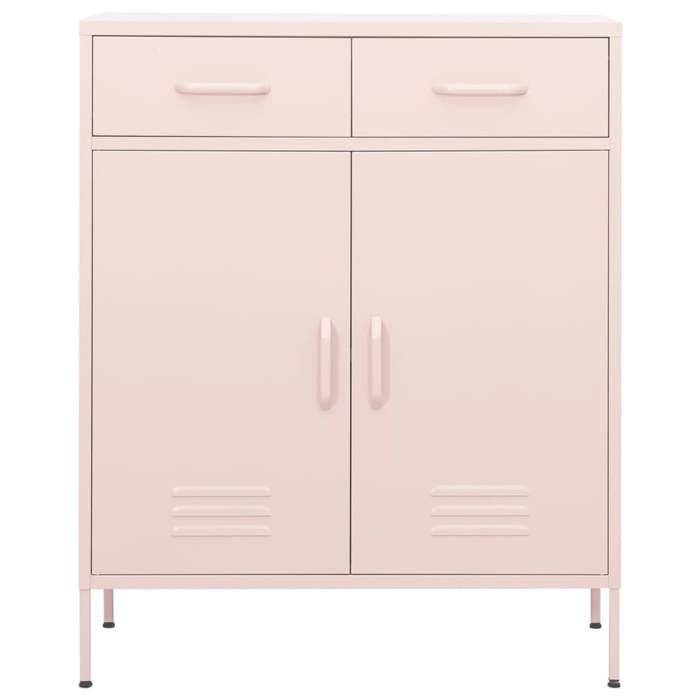 Armoire de rangement - mango - contemporaine - Rose 80x35x101 5 cm - Acier M600