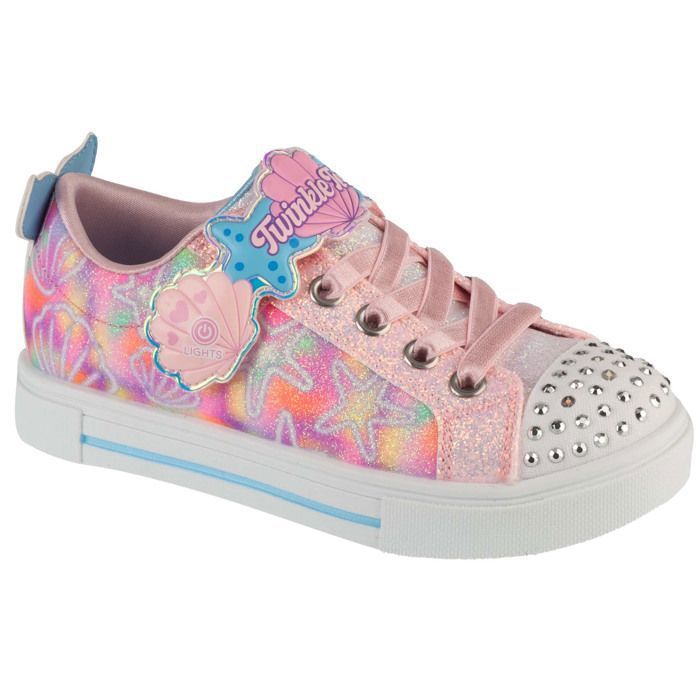 Skechers Baskets - SKECHERS - Twinkle Sparks Underwater Magic 314824L-LPMT - Rose - Textile - Lacets
