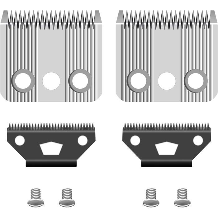 Comparer les prix de Paquet de 2 Star BladeLame de Rechange pour Tondeuse à Chien Compatible avec la Tondeuse Moser 1400en Acier Inoxydable07-3mm