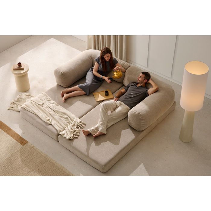 Canapé-lit modulable convertible 3 places Möva JADE 200x100x70 cm IKON ...