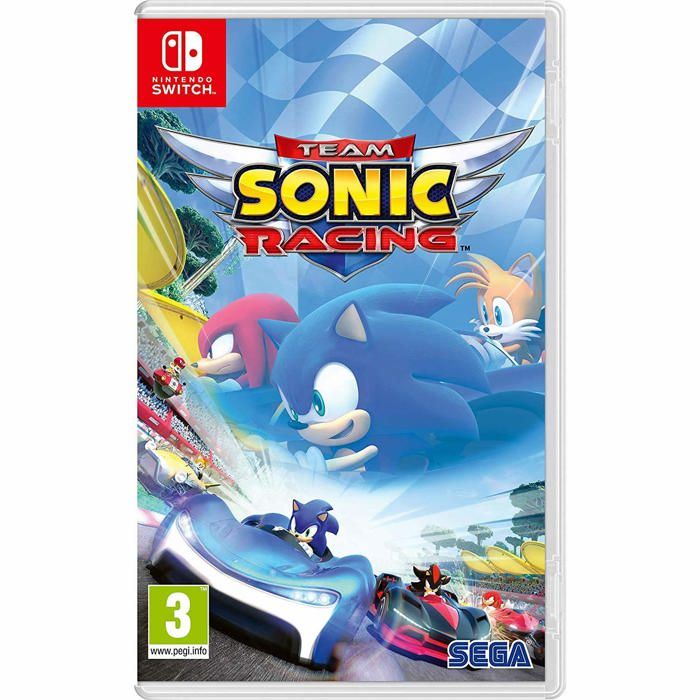 Jeu De Course - Sega - Team Sonic Racing - Nintendo Switch - 15 Personnages - Mode Coopératif