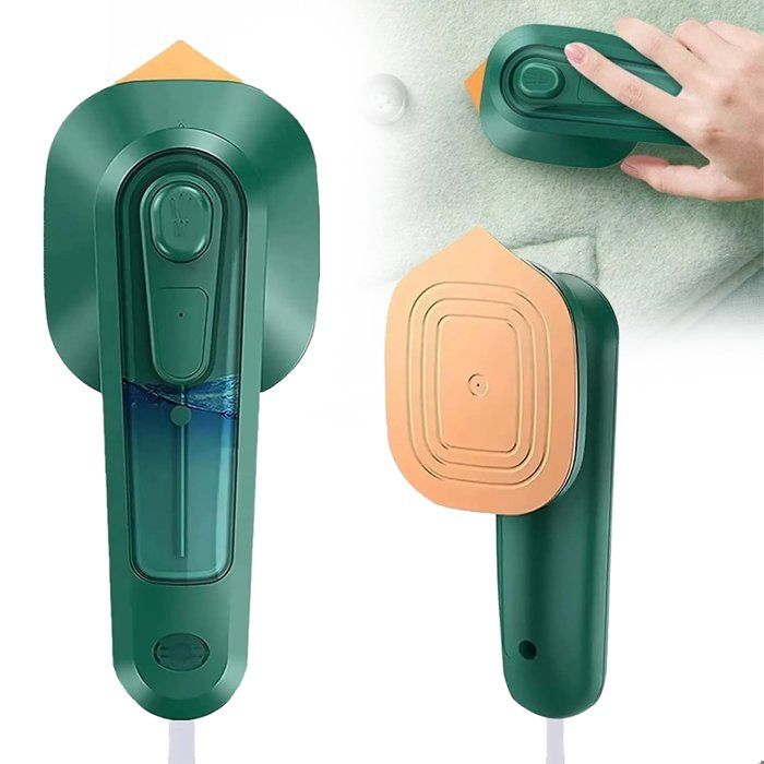 Fer à vapeur température constante de 150 ℉ chauffage rapide mini fer à repasser portatif humide et sec pour la maison voyage - Yulinland