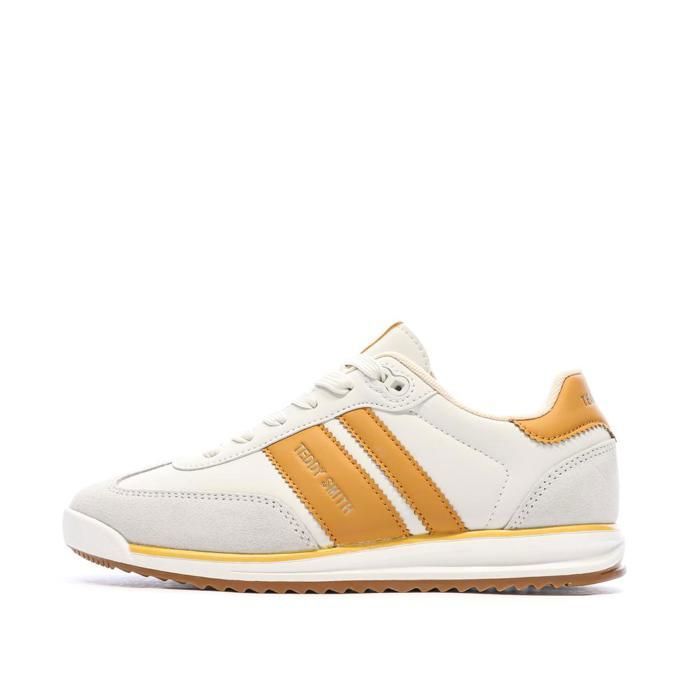 Teddy smith Baskets Blanc/Jaune Femme Marron Teddy Smith 120232