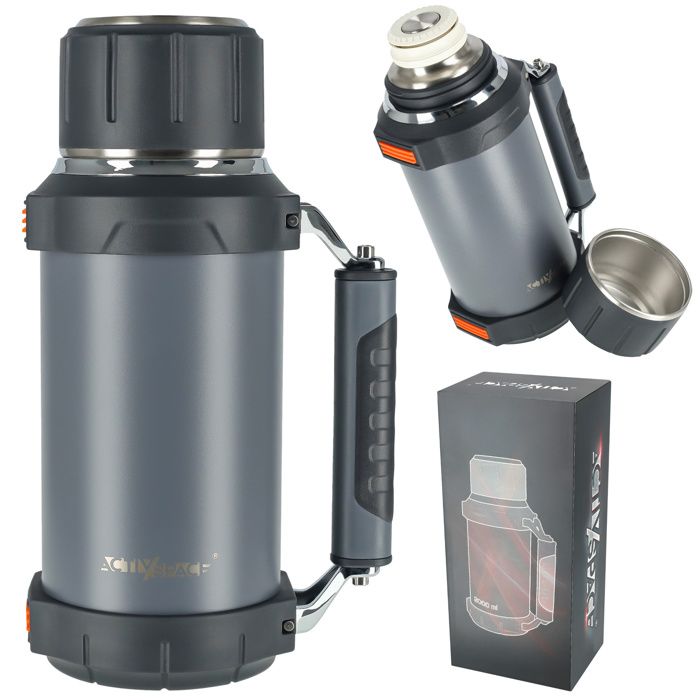 Thermos touristique pour café et thé 2 litres premium