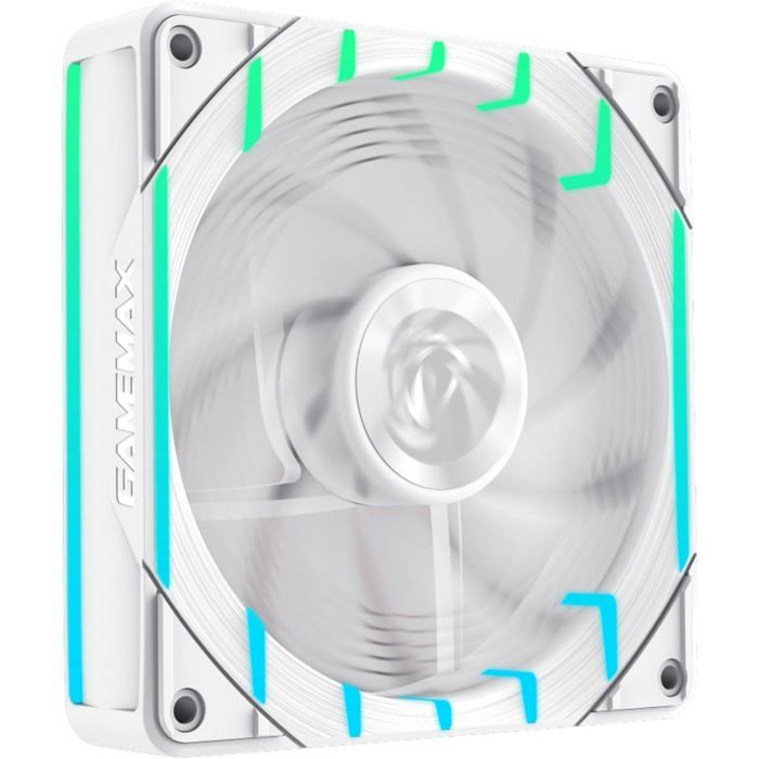Ventilateur de boîtier ARGB GAMEMAX TORNADO T12 ARGB RW 120 mm 120 x 120 x 25 mm 2200 trmin 32 dB
