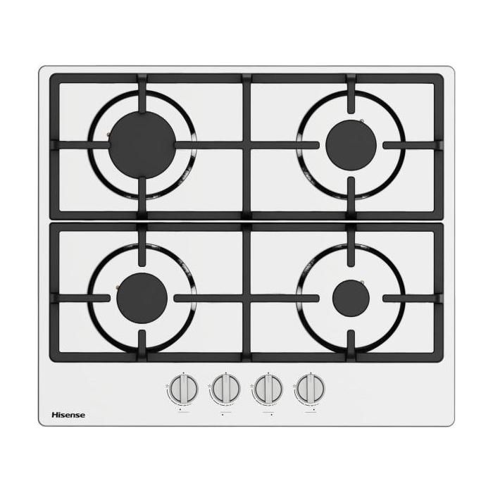 Hisense GM643XHFCI plaque Acier inoxydable Intégré 60 cm Gaz 4 zone Neuf - vue 4