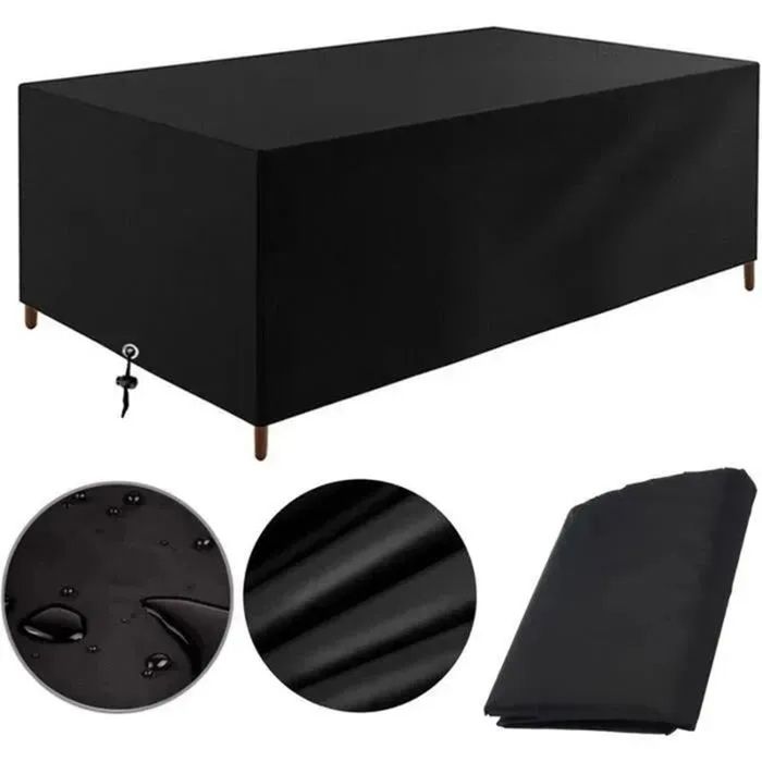 Housse de protection 180x100x75 cm imperméable anti-UV résistante aux intempéries Housse de protection 180x100x75 cm imperméable anti-UV résistante aux intempéries
