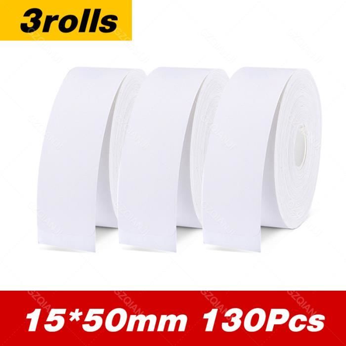 160 étiquettes Par Rouleau 3 Rouleaux Étiquettes Autocollantes Thermiques 12x40mm - Compatible Imprimante P15 - Pour Maison, Bureau, École - 160 Étiquettes Par Rouleau Thermique étanche