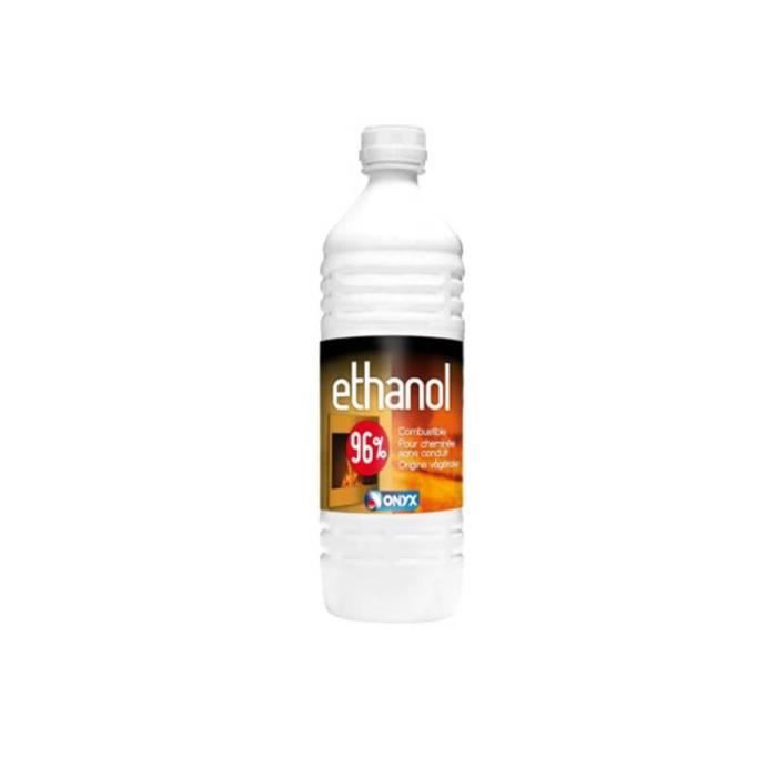 Quel Est Le Prix Du Litre D éthanol ETHANOL 96% Combustible cheminée sans conduit - ONYX - 1 Litre