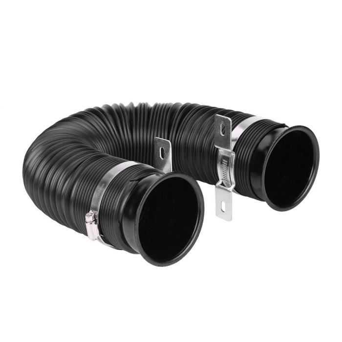 Kit Admission Air Froid Voiture 76mm - Filtre à Air Universel Avec Tuyau Aluminium Pour Plus De Puissance