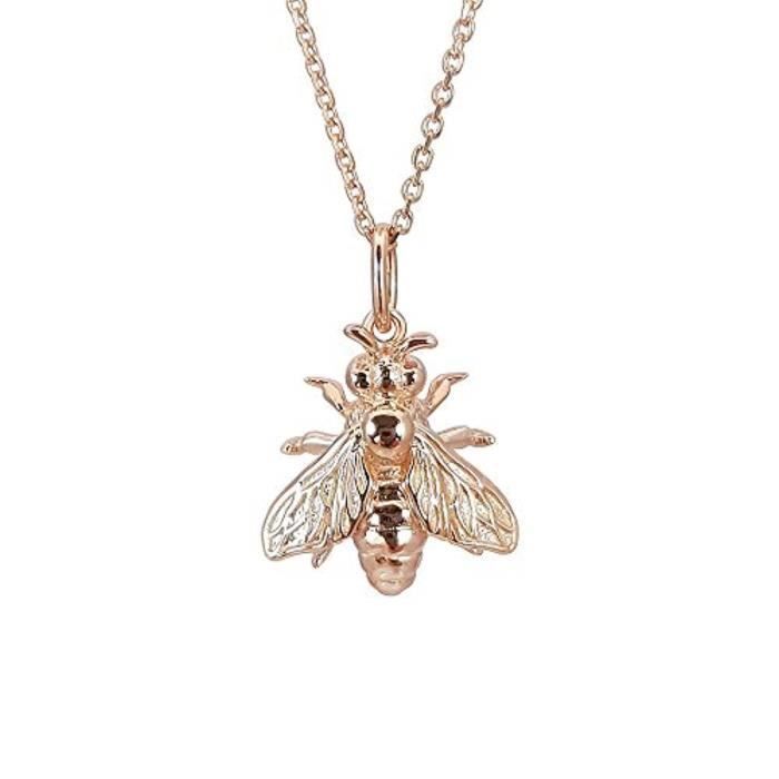 Femme femmes miel abeille pendentif en cristal collier chaîne 