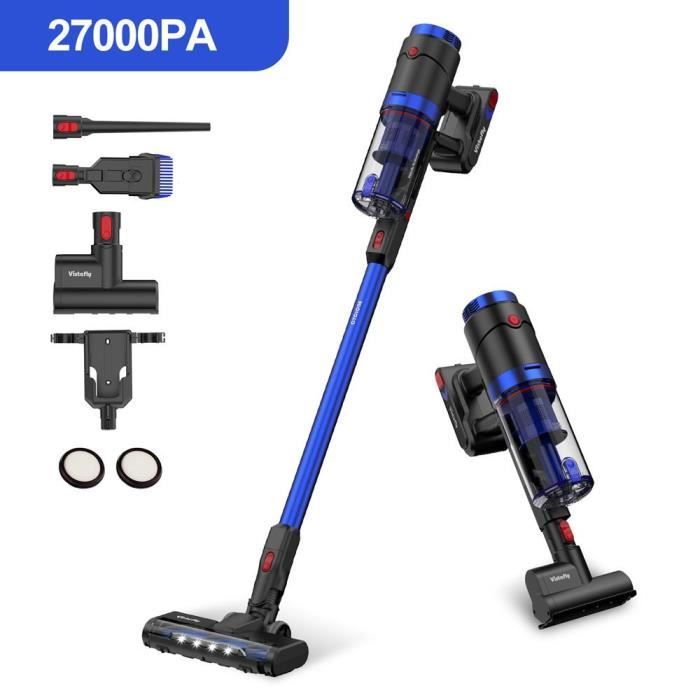 Aspirateur Sans Fil MIUZZY Aspirateur Balai Sans Fil Autoportant