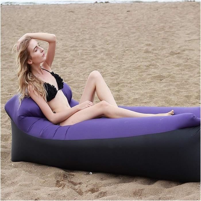 Sac Paresseux Gonflable Air Canapé Air Chaise Gonflable Canapé Portable