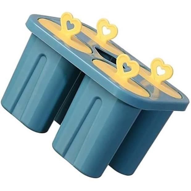 Moule à Glace 9 Popsicles Bébé Sans BPA Réutilisables Avec Brosse Et Entonnoir Silicone Moule Glace Lave-vaisselle Support Moule à Glace 9 Popsicles Bébé Sans BPA Réutilisables Avec Brosse Et Entonnoir Silicone Moule Glace Lave-vaisselle Support
