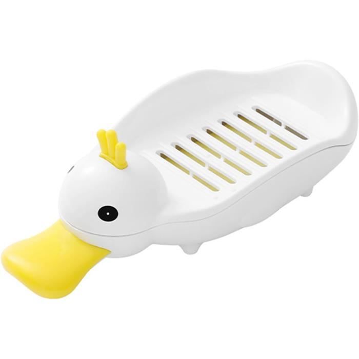 Porte-savon En Forme De Chat Auto-drainant - Plastique Blanc, Dimensions 18x10x8,5 Cm