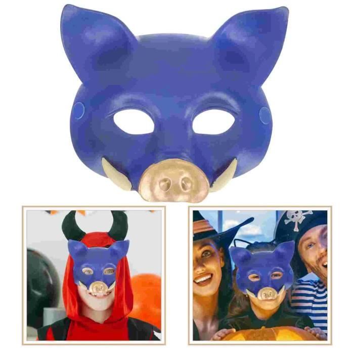 Masque Inosuke Tête De Sanglier – Version 4 Gris – Cosplay Demon Slayer – Marque Ginlanime