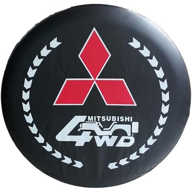 Housse De Roue De Secours Universelle - Tailles 14 à 17 Pouces, Vinyl Noir, Fabriqué En Allemagne