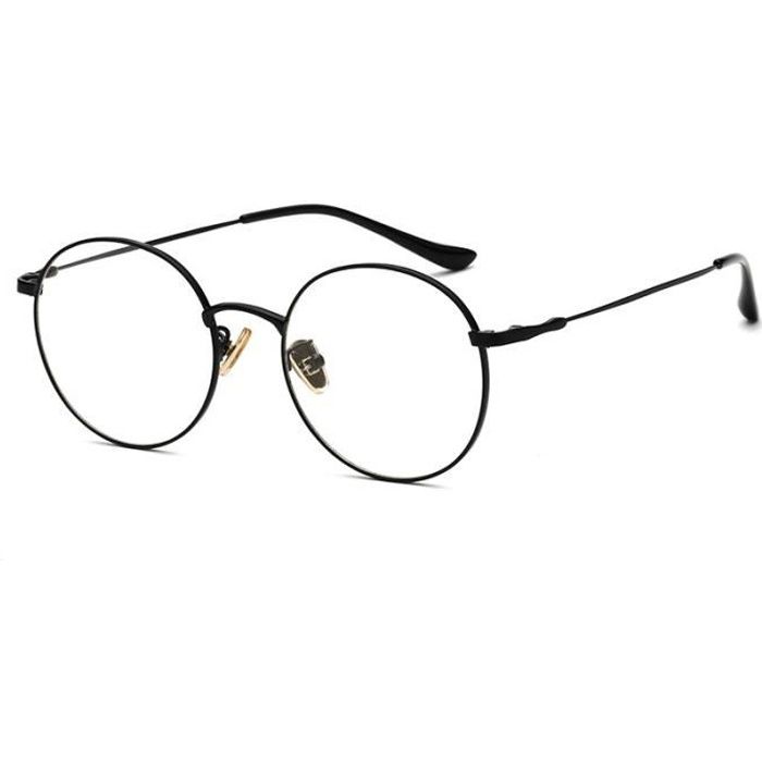 Monture de Lunette de Vue Femme Homme - Noir