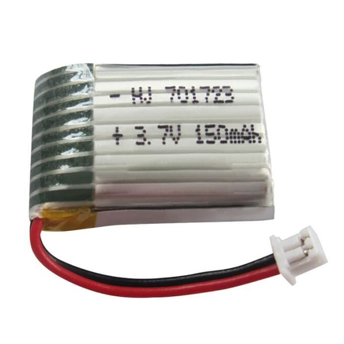 DRONE Batterie Lipo 3.7V 150mAh pour Quadricoptère RC JJRC H20 SYMA S8