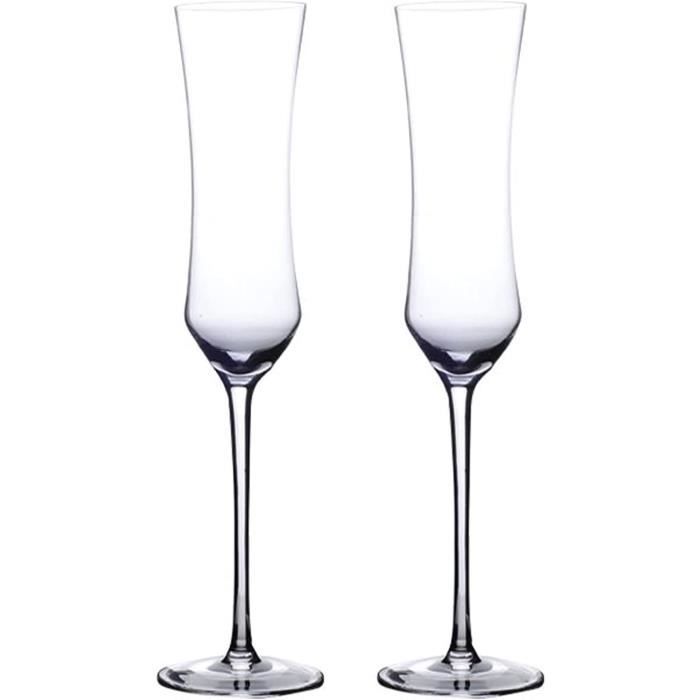 LIFlute Champagne Verres à Cocktail Verres à vin Tout Usage