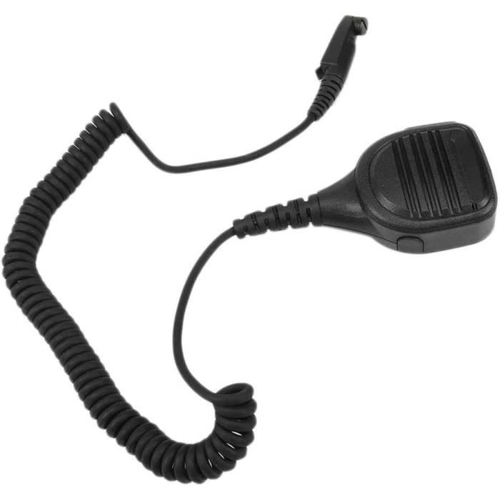 TKQ Microphone Mic pour Motorola Walkie Talkie walkie GP328Plus