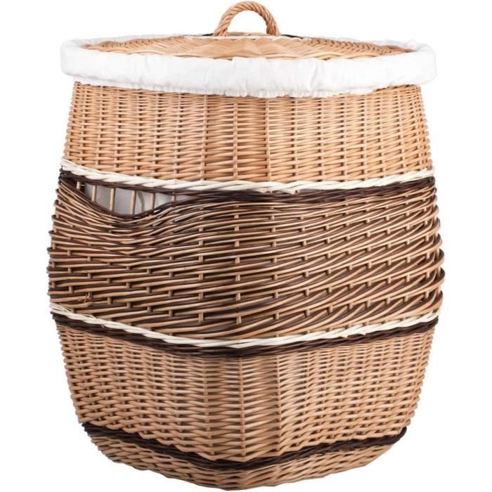 Panier Linge Osier Action