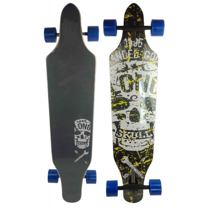 Ridge Shark Longboard complet Cruiser avec roues souples de 59 mm roulements ABEC 7 Ridge Shark Longboard complet Cruiser avec roues souples de 59 mm roulements ABEC 7