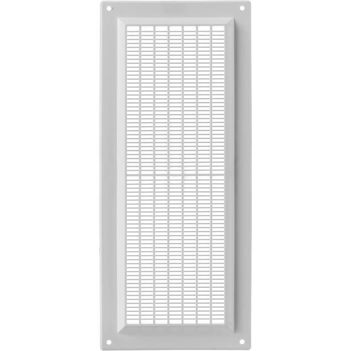 Grille De Ventilation 200x300mm Blanche Avec Moustiquaire - Plat, Anti-insectes - Neuf UK