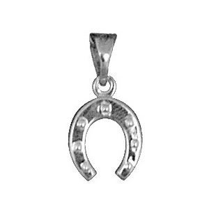Pendentif - 1001 BIJOUX - Fer à Cheval en Argent - Hauteur 1cm - Largeur 09cm