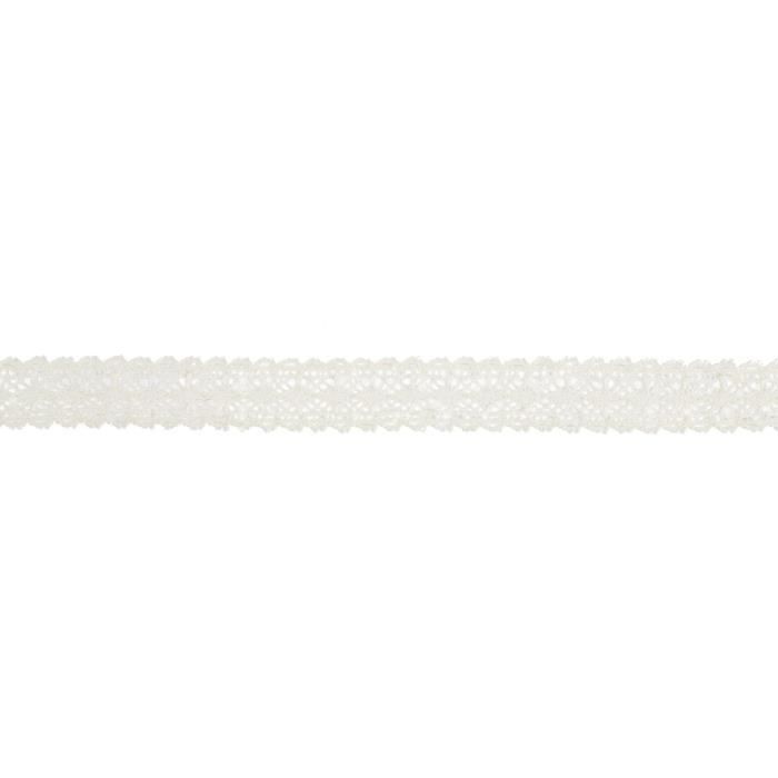 Dentelle Blanche Sur Bobine En Bois - 5 Mètres - Neuf - Création Couture, Décoration, Mariage