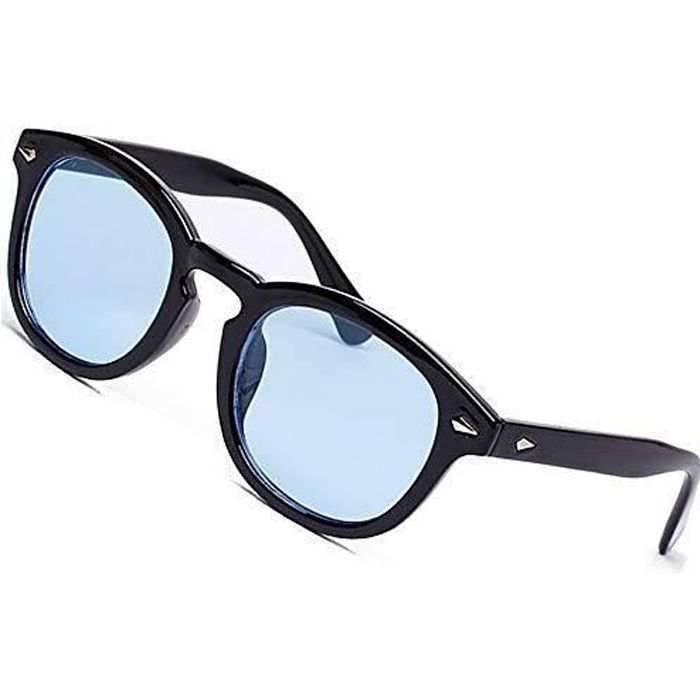 Lunette de soleil verre bleu sale