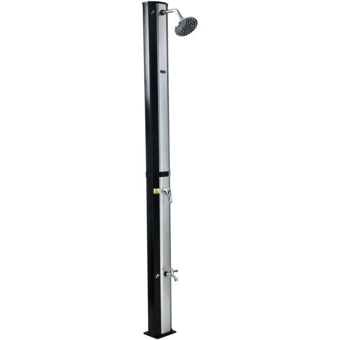 douche solaire piscine pvc fresh 10 35l mitigeur rince pieds cdiscount jardin
