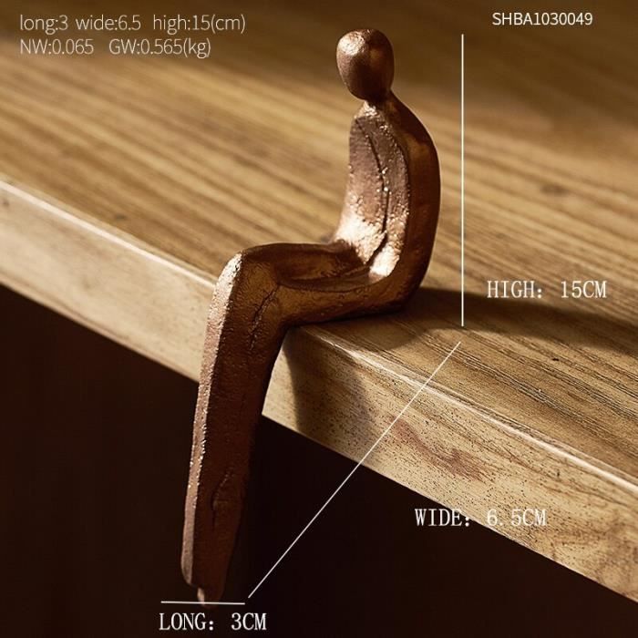 Figurine De Lecture Pour Bibliothèque - Décoration étagère, Amateurs De Livres, Ambiance Littéraire