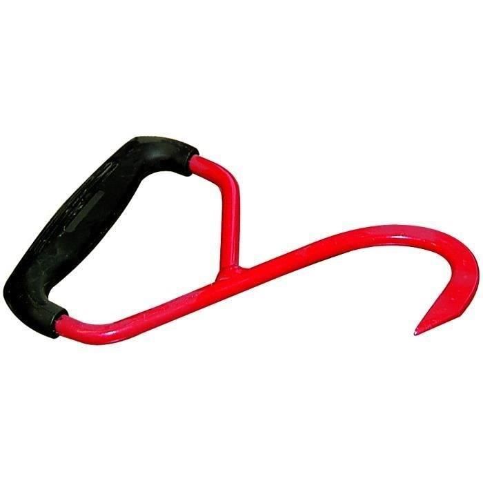 Crochet à balayer/tirer avec manche droit, plat