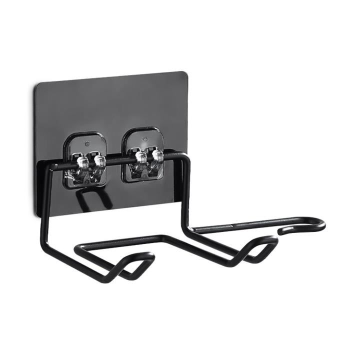 Liemuao Lot De 4 Supports Muraux Inox Pour Planches à Découper & Couvercles - Organisateur Cuisine Adhésif Ultra-Solide (Noir)