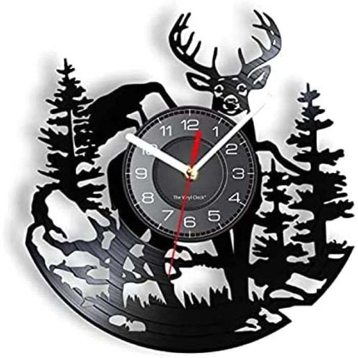 Horloge murale en vinyle inspiré du Dragon maléfique, pour salon, décoration murale de la créature légendaire, disque en vinyle  15