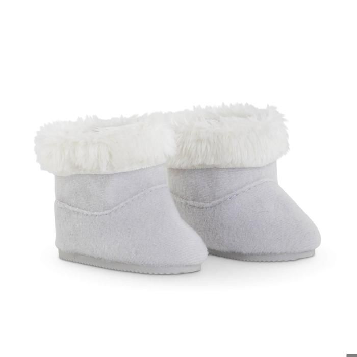 Vêtements pour poupée ma Corolle 36 cm : Bottes fourrées grises Vêtements pour poupée ma Corolle 36 cm : Bottes fourrées grises