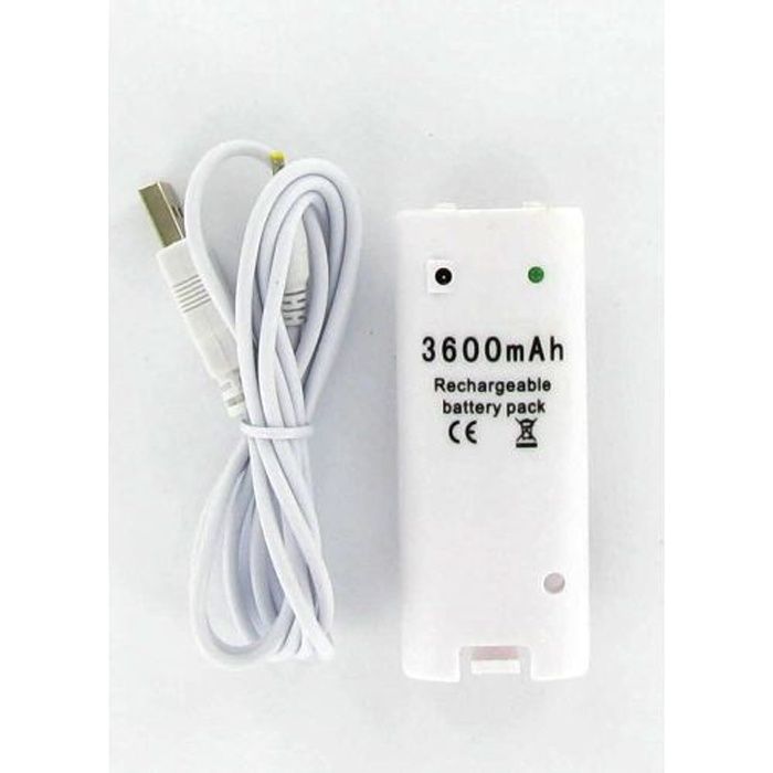 Batterie Rechargeable 3600 mAh Wiimote Cdiscount Informatique