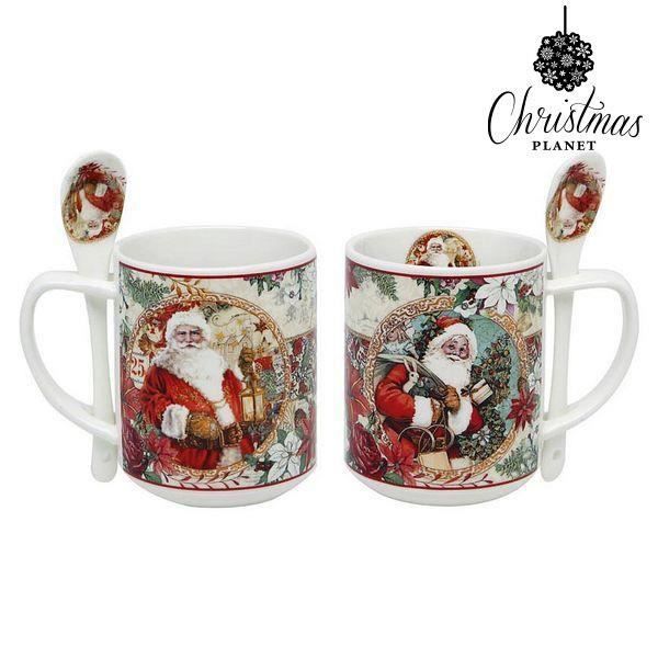 Un mug père noël avec boîte Père noël - Tasse deco idée cadeau de noel